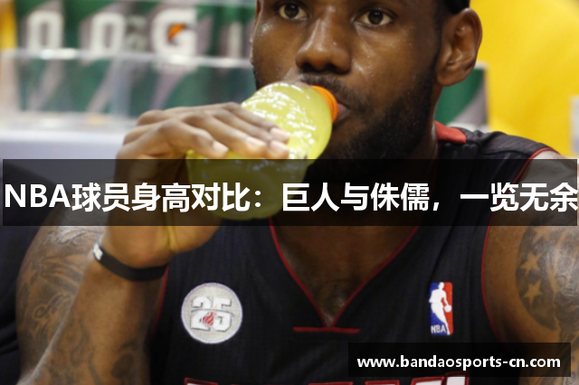 NBA球员身高对比：巨人与侏儒，一览无余